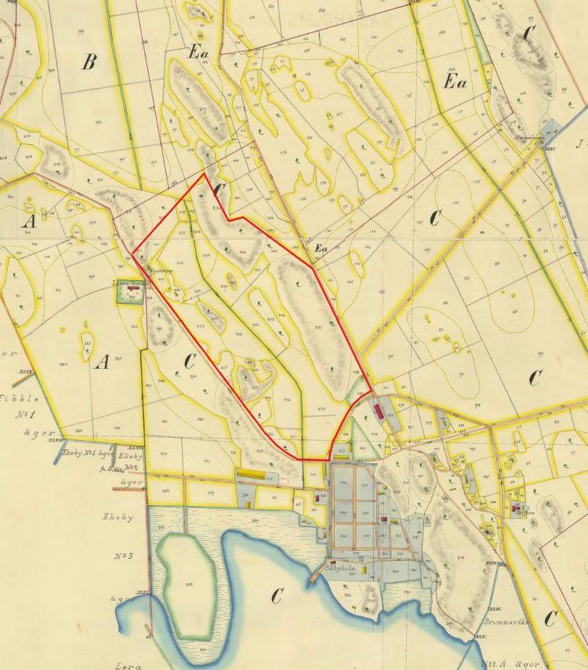 Utifrån aspekter från i första hand tiden före 1970-talet betonas i utredningen områdets Bärande karaktärer och samband. Vidare anges Riktlinjer för planering med kulturmiljön som resurs.