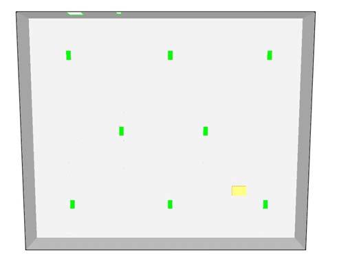 P3000 - Produktionslokal 3000 m 2 z y x 60 m 50 m 7 m Tilluft Brand Figur C-4: Lokalen sedd underifrån och från sidan,