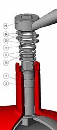 4301/AISI 304 10 SÄTESRING PTFE + 25% 11 STÖDBRICKA AISI 316/1.