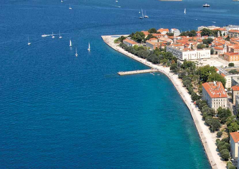 ZADAR STADSRUNDTUR Staden, tillika halvön Zadar har en lång historia och grundades redan ca. 400 f. Kr.