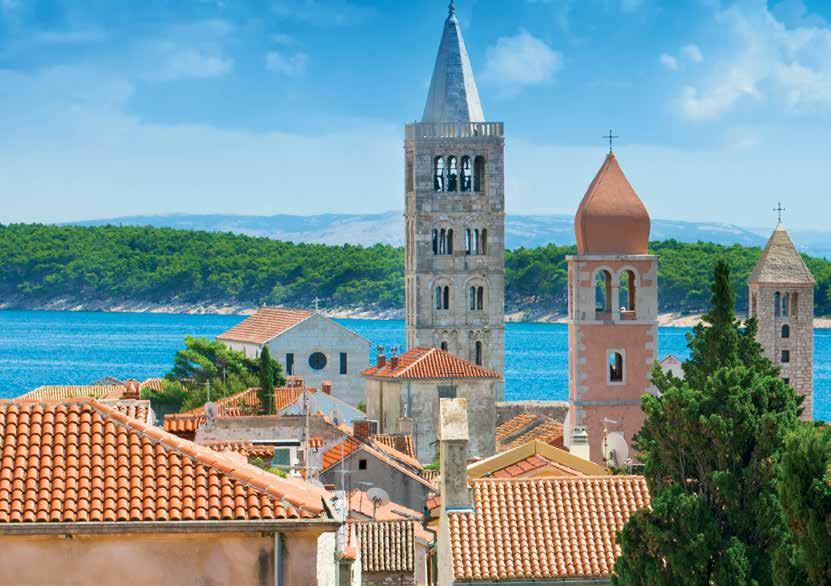 UTFLYKT TILL ÖN RAB OCH BYN LUN (kan genomföras under perioden 1/4-1/10) Rab är förutom ön Losinj en av de grönaste öarna i norra delen av Adriatiska havet.