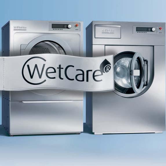 Tvättutrustning för kemtvätterier Tvätt av garderobsgods Mieles olika WetCare-system Mieles WetCare-system möjliggör extremt skonsam vattentvätt av känsliga textiler med bästa rengöringsresultat.