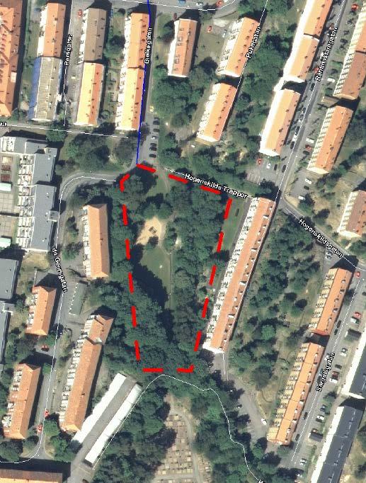 1 (9) Detaljplan för nybyggnad av förskola vid Bielkegatan inom stadsdelen Örgryte i Göteborg Geotekniskt och bergtekniskt utlåtande N Ortofoto.