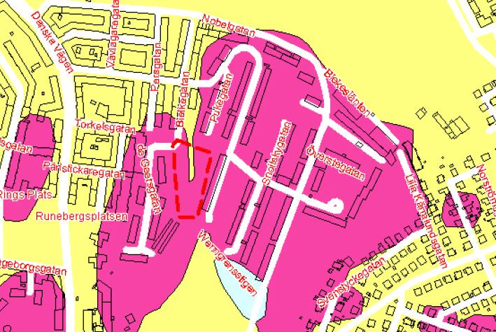 Geotekniska förhållanden 3(9) Inga platsspecifika geotekniska undersökningar har för detta projekt utförts, inte heller har några tidigare utförda geotekniska undersökningar/utredningar påträffats