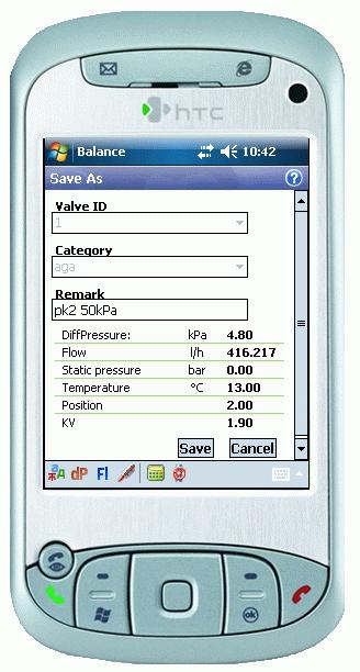 Set Value (Börvärden) & Balanserings- Projekt, forts. 1 2 3 Det finns 2 scroll-knappar under Avsluta-knappen. Välj Projekt och Ventil ID.