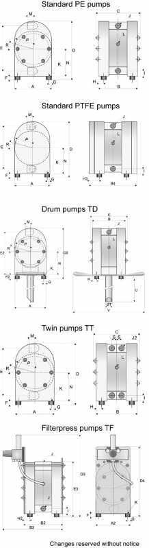 6. DATA 6.4. Dimensioner Dimensioner i mm (där inget annat anges) Dimensioner i inch (tum) (där inget annat anges) Endast allmänna dimensioner, fråga gärna oss efter detaljerade ritningar.