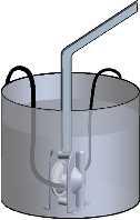 Högre tryck kan orsaka skador på membran och att pumpen går ojämnt. 1.9.2. Självsugande Tapflo-pumpen är konstruerad att suga högvakuum. Den kan evakuera en tom sugledning utan att skada pumpen.