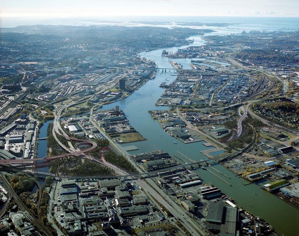 Älvsborgsbron Västlänken Göta Älvbron Bangårdsviadukten Ny Göta Älvbron Sänkning E45 Lundbyleden