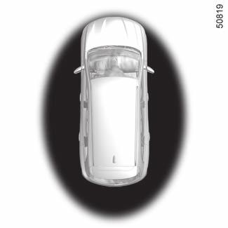 RENAULT-kort: användning (1/4) Du kan låsa/låsa upp bilen på två sätt: handsfree, RENAULT-kortets knappar.