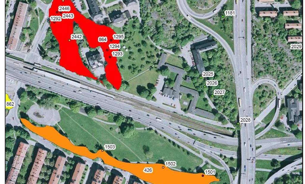 Att bevara sammanhållna grönområden som är viktiga både från biologisk och rekreations synpunkt. Att skapa en tydligt avläsbar sammanhållen stadsstruktur.