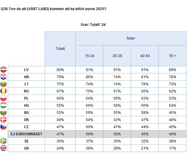 VILKET EUROOMRÅDE 2025? Åldersgrupper 2.