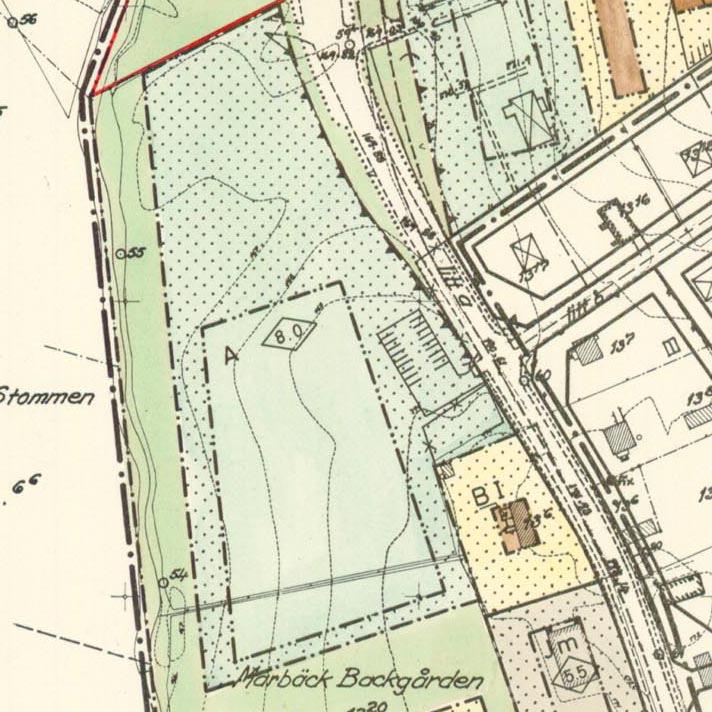 Den kommundelsplan som gäller för Marbäck antogs av kommunfullmäktige den 22 september 1977. Gällande detaljplaner För planområdet gäller detaljplan antagen den 21 mars 1968.