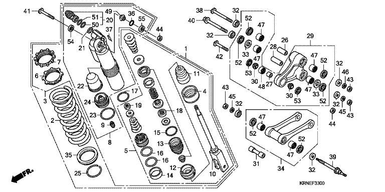 https://www.ecom.honda-eu.com/washeuni/webepc/p.do?pgt=mc Page 1 of 2 F-33 BAKRE STÖTDÄMPARE 1 52400-KRN-E41 STÖTDÄMPARE (SHOWA) 001 0 0 2 52403-MEN-A21 FJÄDER, B. KUDDE (SHOWA) (52.0N/MM,5.