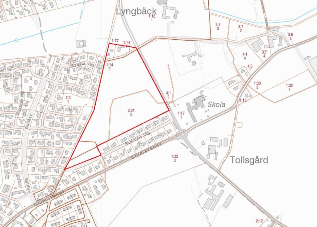 Markteknisk undersökningsrapport (MUR) 2018-10-30 Projektnummer 116550 6 Befintliga förhållanden 6.