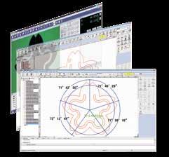 Omvänt kan mätresultat i QIPAK omvandlas till 2D CAD-modelldata. Designvärdet för varje mätobjekt anges automatiskt.