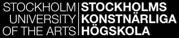 Examensordning Stockholms konstnärliga högskola Beslutad av Organisationskommittén 2013-12-13 Reviderad av