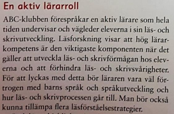om utveckling av språk- och läsförmåga samt läsning och läsförmåga.