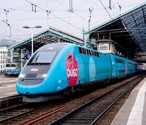 FAKTA: SNCF SNCF har varit bra TYST OCH LUGNT Till skillnad från svenska X2000 (det närmaste vi kommer ett snabbtåg) går de franska tågen mycket stabilt, även i kurvorna.