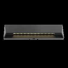 THE BOOK OF IN-LITE VÄGGLAMPOR WEDGE SLIM DARK WEDGE SLIM DARK är den bredaste väggarmaturen i WEDGE-serien.