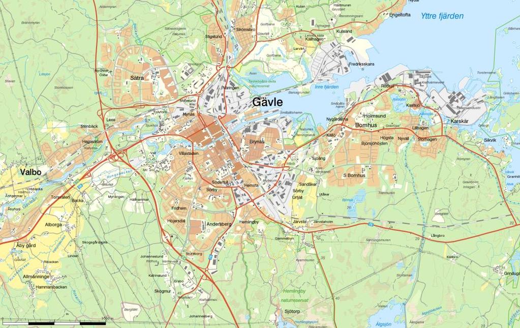 2 ALLMÄN BESKRIVNING Det aktuella planområdet är beläget i sydöstra Gävle vid Järvsta.