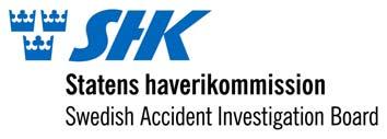 ISSN 1400-5719 Rapport RL 2006:03 Olycka med flygplanet SE-VAM, söder om Smålanda flygplats, Alvesta, G län, den 23 april 2005 Dnr L-09/05 SHK undersöker olyckor och tillbud från säkerhetssynpunkt.