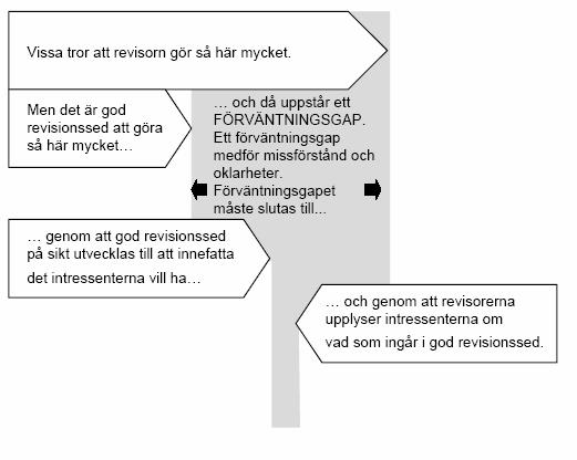 och att det också är revisorn som skall ha det fullständiga ansvaret för rapporteringen.