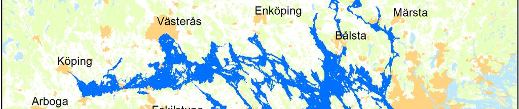 Till Mälaren rinner vatten från ett flertal vattendrag, såsom Arbogaån, Eskildstunaån, Fyrisån, Hedströmmen, Kolbäcksån, Köpingsån, Sagån, Svartån och Örsundaån (Vattenmyndigheterna, u.å.).