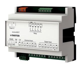 Produktdatablad 94.078 EY-EM 527: Distribuerad I/O modul, ecolink527 Din fördel för mer energieffektivitet Reglering, kontroll, övervakning och optimering av operativsystem, t.ex.