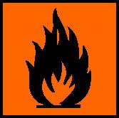 EG-riktlinjer/Förordningen om farliga ämnen (GeftoffV). Bokstavskod och färgbeteckning för produkten: F Mycket brandfarligt R-fraser: 11 Mycket brandfarligt.