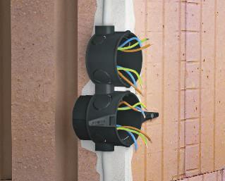 i all slags murverk. Signallock Signallock sätts fast på apparat- eller anslutningsdosorna före putsning.