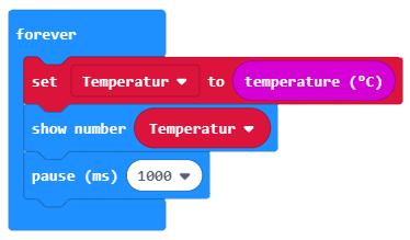 En steg för steg instruktion kallas ALGORITM Ett program för att känna av temperaturen.