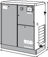 Tekniska specifikationer 60 Hz-versioner KOMPRESSOR TYP Maximalt arbetstryck Kapacitet FAD* Installerad motoreffekt Bullernivå** Vikt (kg) WorkPlace WorkPlace FF WorkPlace bar(e) psig bar(e) psig l/s