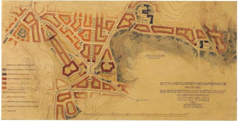 Lilienberg & Bjerkes ursprungliga plan över