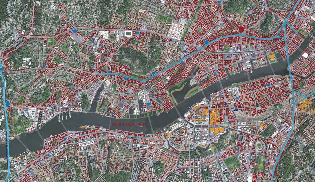 2. Omvandla Lundbyleden till en 45m bred stadsgata med riksintressant
