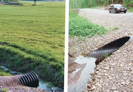 Det innefattar även erosionsskyddade slänter. Odlingsbar mark bör återgå till odling. Avbaningsmassor ska återföras för en snabbare etablering av vegetation.