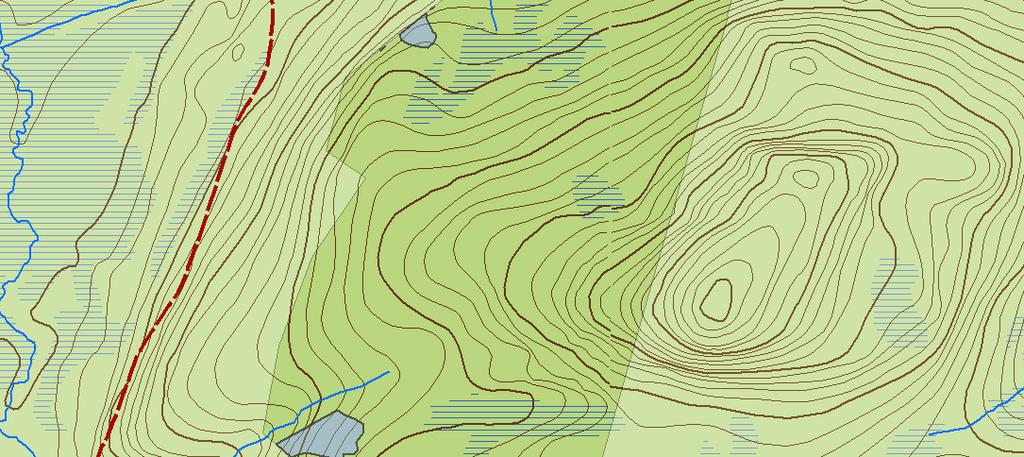 1:20 000 Gräns för naturreservatet