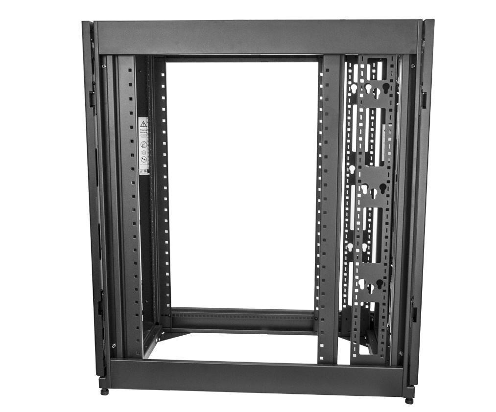 2. Slowly tilt the top portion of the Side Panel away from the Rack Frame. 3.