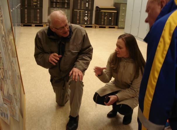 Marviken och föreläsningen av Odd-Björn Sandervåg (SSM veteran) Dagen efter besöket på SSAB samlades vi och Oddbjörn Sandervåg (71 årig SSM-medarbetare med 10 års erfarenhet av praktiskt arbete i