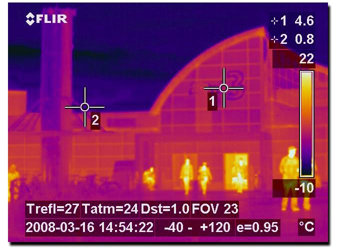 Icke förstörande inspektion I stället för att använda förstörande och dyrbara inspektionsmetoder träder värmekameran in som ett första lokaliserande instrument som snabbt