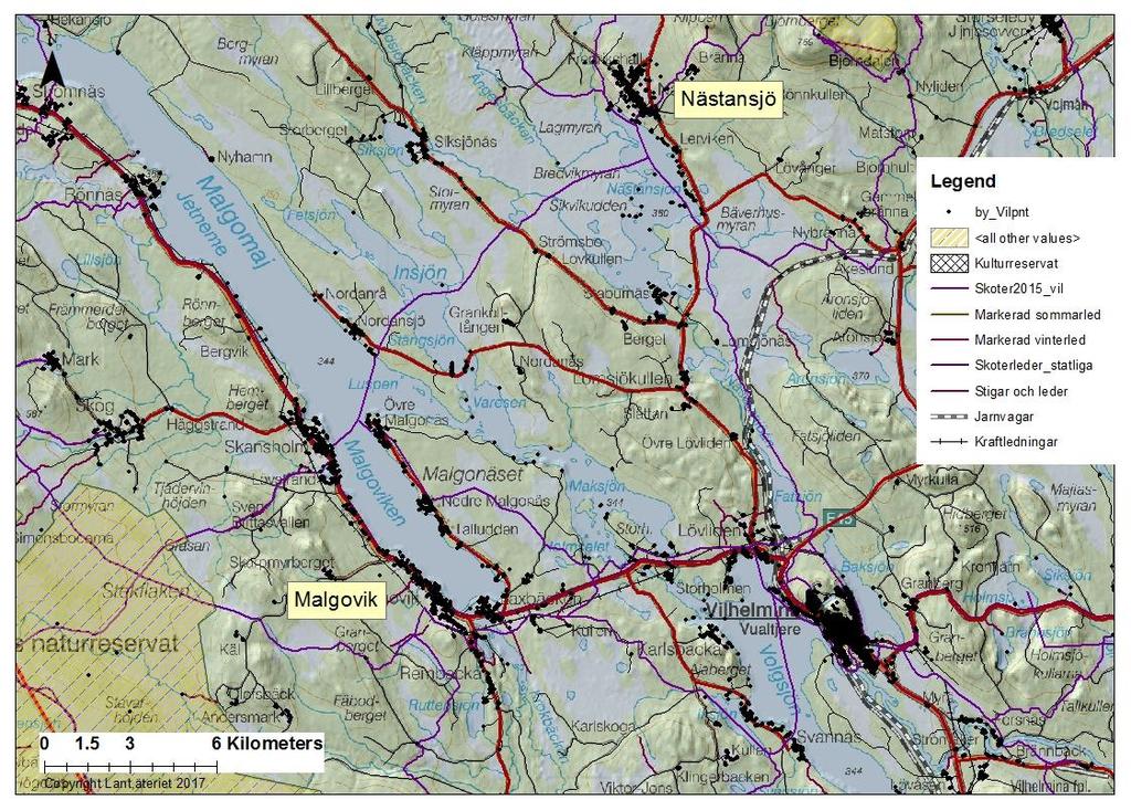 Bilaga 3:1b Kärnområde för bebyggelseutveckling; Tätorten Allmänna intressen - skydd och tillgänglighet Byggnader Naturreservat