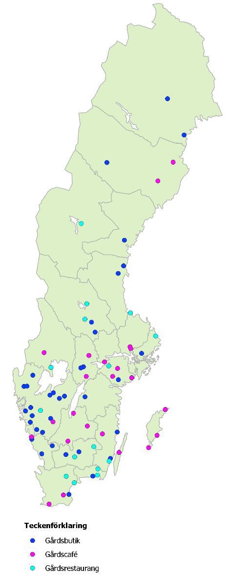 och södra delarna av Sverige har beviljats stöd. Oftast investerar man i en om- eller tillbyggnad av lokaler för en redan befintlig verksamhet.