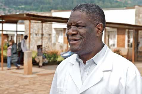 I KORTHET I KORTHET Doktor Denis Mukwege får Nobels fredspris 2018. Foto: Håkan Flank.
