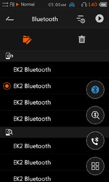 - Du kan välja att ansluta apparaten för att avbryta Bluetooth-anslutningen.