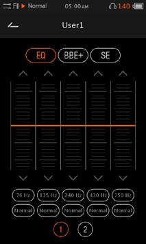EQ : Ändra tonen genom att justera nivån för varje frekvens. 4.