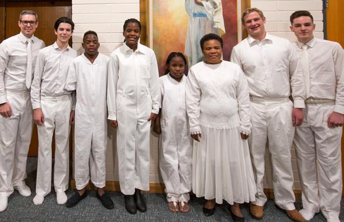 Prästerna som döpte familjen Mbuelongo i Sydney i Australien lärde sig vad det innebär att ha fullmakt av Jesus Kristus. prästadömet och privilegiet att kunna verka för Guds barns frälsning.