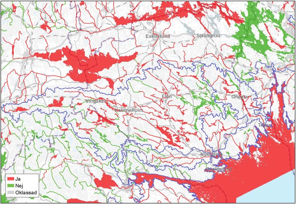 LEVANDE SJÖAR OCH VATTENDRAG 9 inom den mellansvenska låglandsregionen och utgörs bitvis av ett sprickdalslandskap. Länet kännetecknas av mindre berg och moränområden samtutbredda lerslätter.