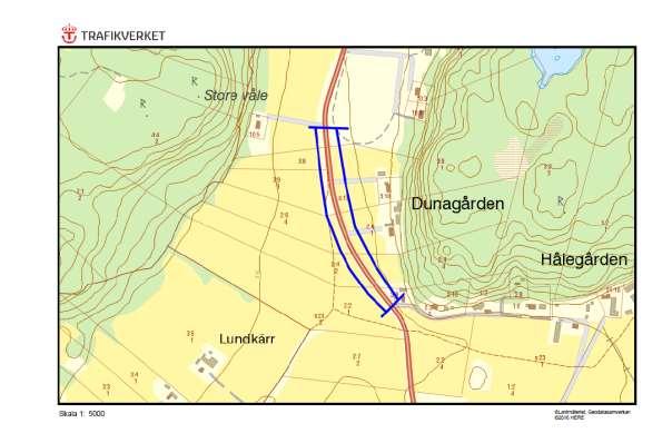 Hänsynsobjekt N 978, Dunagården, VOXLÖV Motivering: Rikblommande mittremsa, längst anlagd gång och cykelväg med god förekomst av getväppling och höstfibbla.