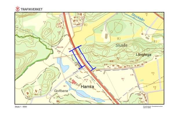 Hänsynsobjekt N 158, Hamra, VALLDA Motivering: Mycket stora ytterslänter med torrbacksflora. ID på översiktskarta 37 Vägnummer N 158 Namn Gammalt namn - Sida av vägen Hamra, VALLDA Båda sidor.