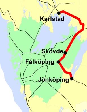 Älvsborgsbanan, Uddevalla Herrljunga Borås Trafiken ökar successivt från 12 till 18 dubbelturer per dag, det vill säga till 60-minuterstrafik.