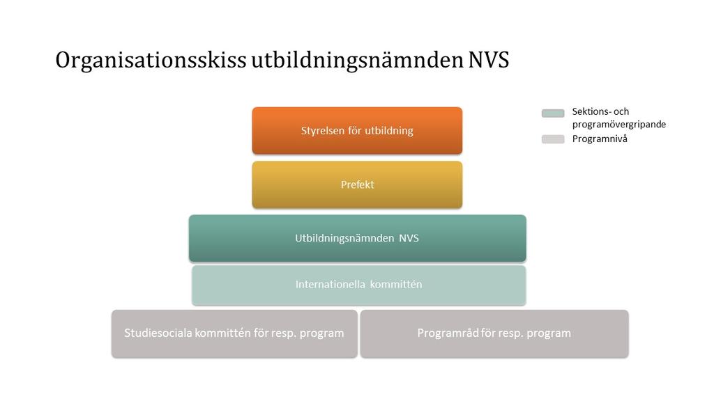 Sida 3 av 12 Institutionen för neurobiologi, vårdvetenskap och samhälle I enlighet med rektors besluts- och delegationsordning för Karolinska Institutet beslutar prefekt att följande organisation med